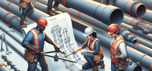 Teceflex pressure pipes installation