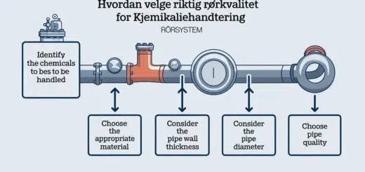 Hvordan velge riktig rørkvalitet for kjemikaliehåndtering – illustrasjon
