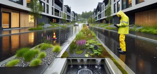 De beste løsningene for overvannshåndtering i norge – illustrasjon
