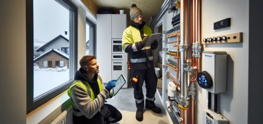 Plumber and engineer review bim and press fit sustainable pipes in norwegian new build en side dedikert til rør, rørsystemer og rørteknologi 4