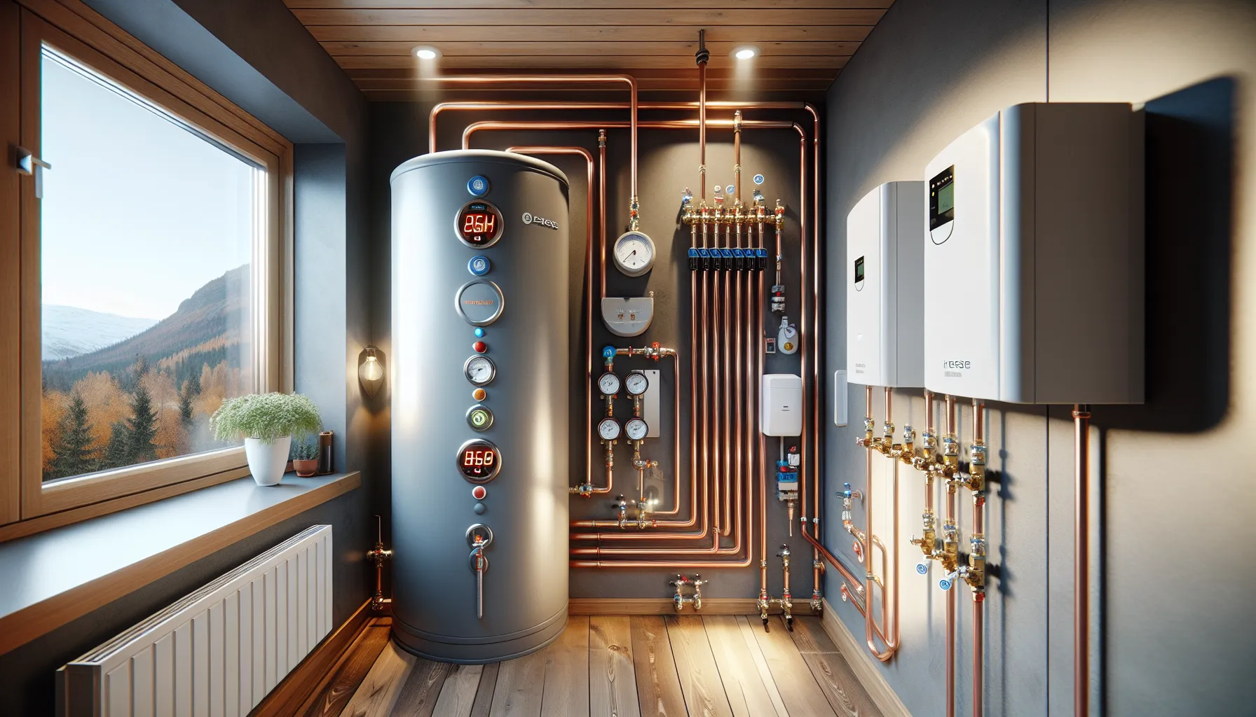 Hvordan fungerer vannbåren varme i kombinasjon med solenergi? En side dedikert til rør, rørsystemer og rørteknologi 4 Hvordan fungerer vannbåren varme i kombinasjon med solenergi? – illustrasjon 2