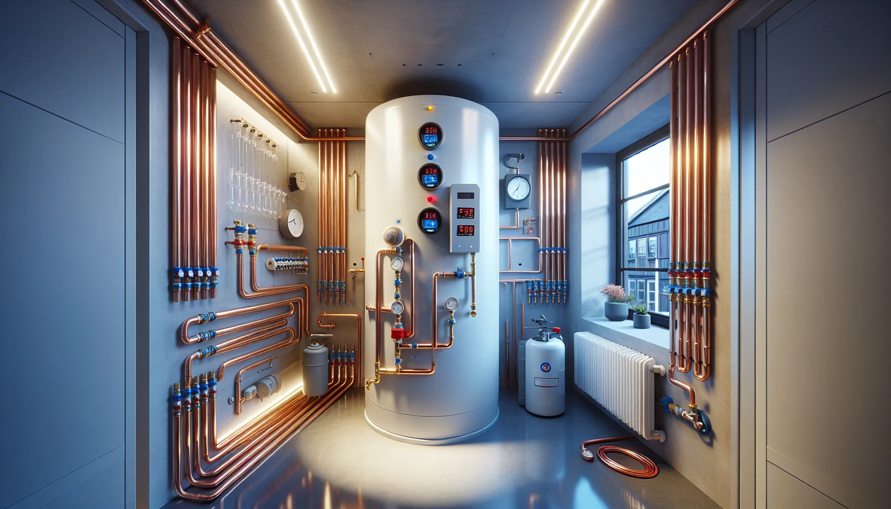 Hvordan fungerer vannbåren varme i kombinasjon med solenergi? En side dedikert til rør, rørsystemer og rørteknologi 3 Hvordan fungerer vannbåren varme i kombinasjon med solenergi? – illustrasjon 1