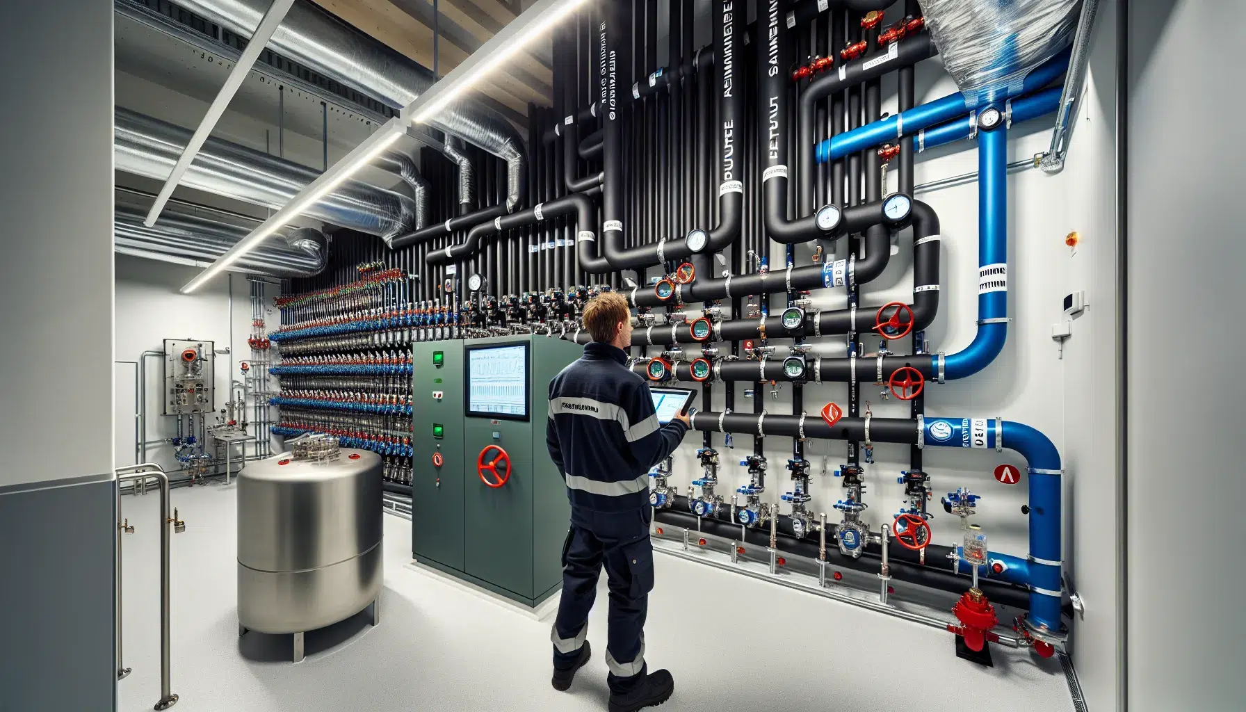 Hvordan fungerer et sentralvarmesystem i store bygninger? En side dedikert til rør, rørsystemer og rørteknologi 5 Hvordan fungerer et sentralvarmesystem i store bygninger? – illustrasjon 3